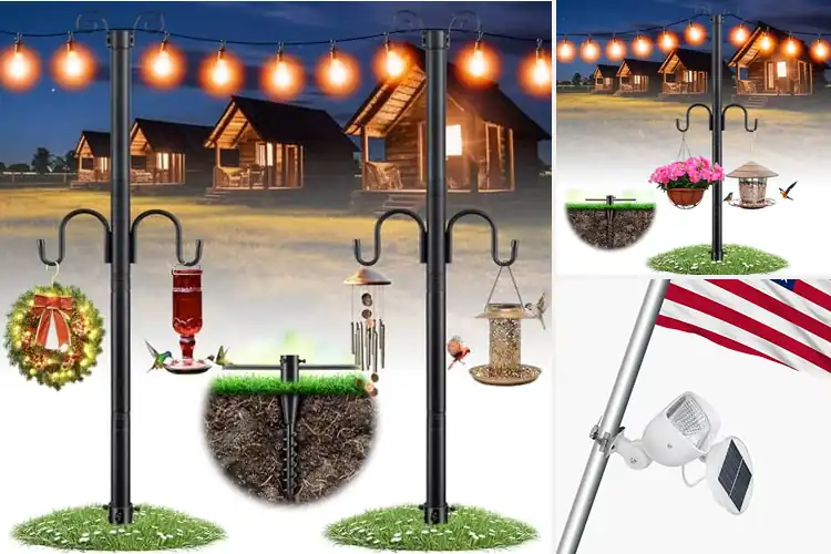 Detailed view of Best 2 In 1 Light Poles