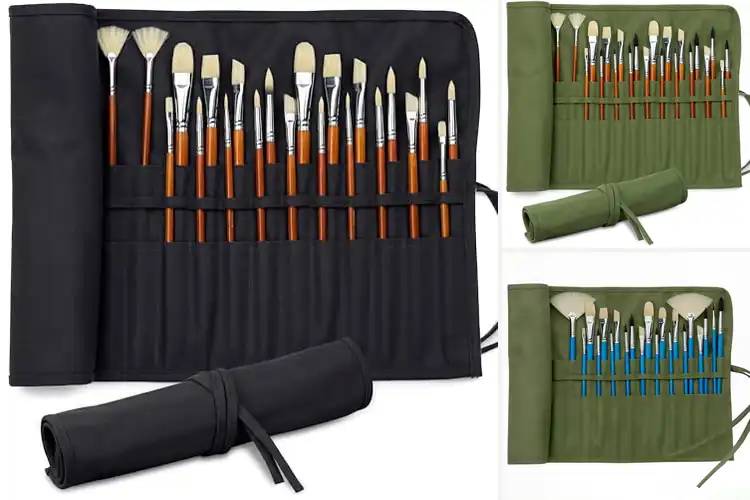 Detailed view of Best 30 Slot Brush Roll: Top Picks for Organized Art Tools