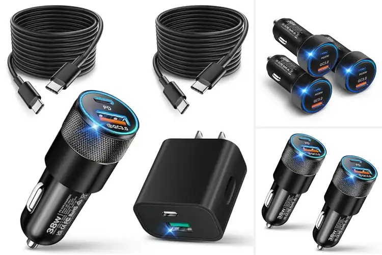 Detailed view of Best 38W A+C Car Charger