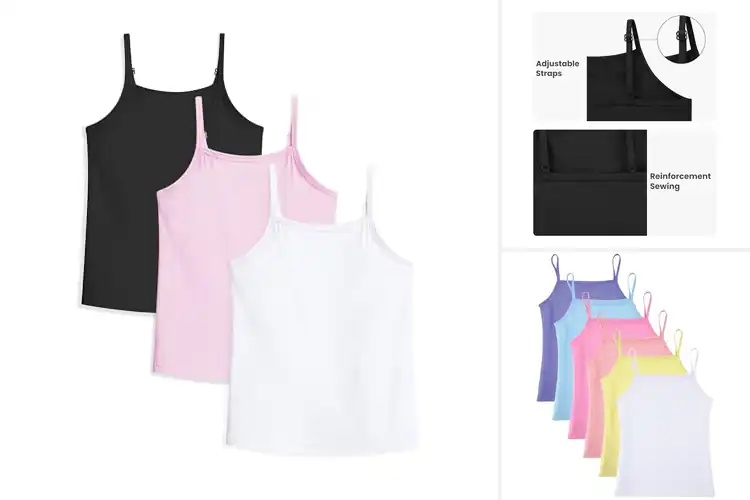 Detailed view of Best Adjustable Straps Tank Tops For Girls