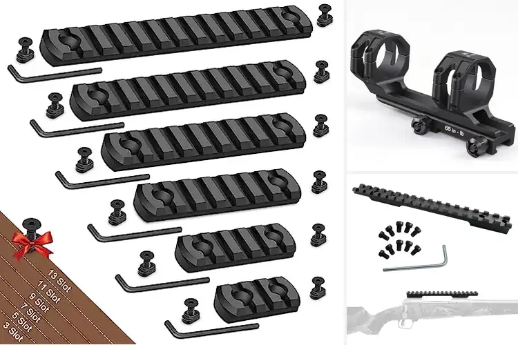 Detailed view of Best Aluminum Rail Mount 6061