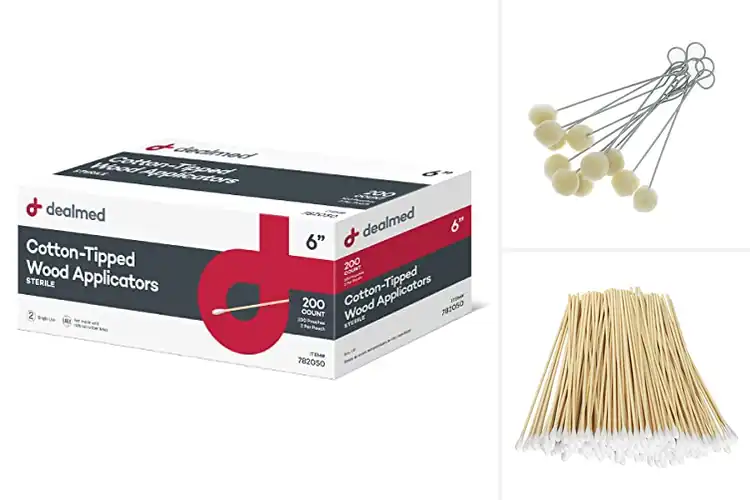 Detailed view of Best Applicator Swabs