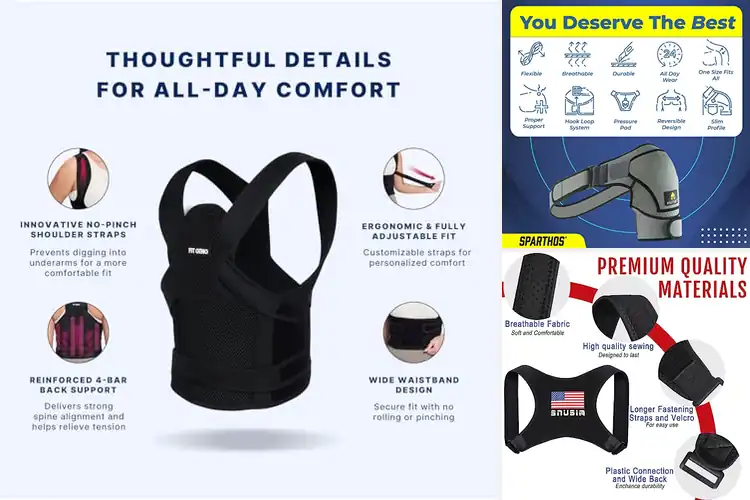 Detailed view of Best Back Shoulder Relief Braces