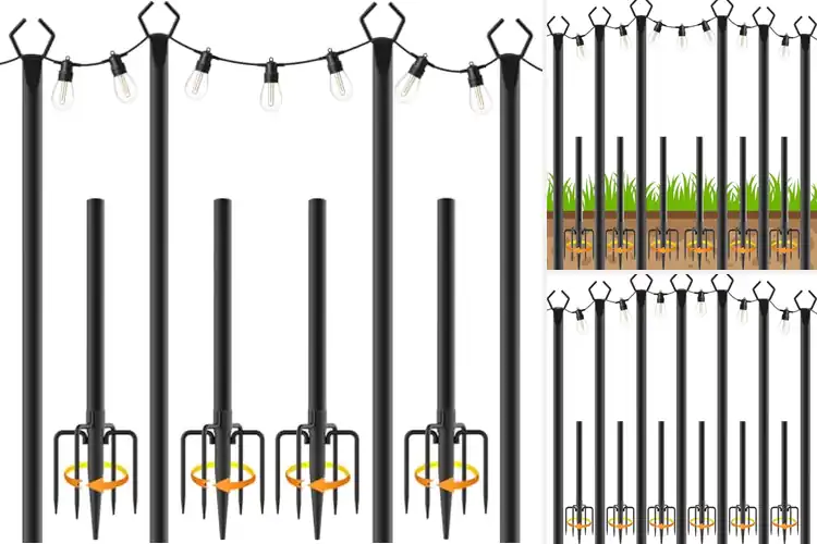 Detailed view of Best Backyard Light Stands
