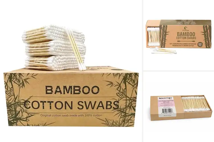 Detailed view of Best Bamboo Cotton Swabs Material