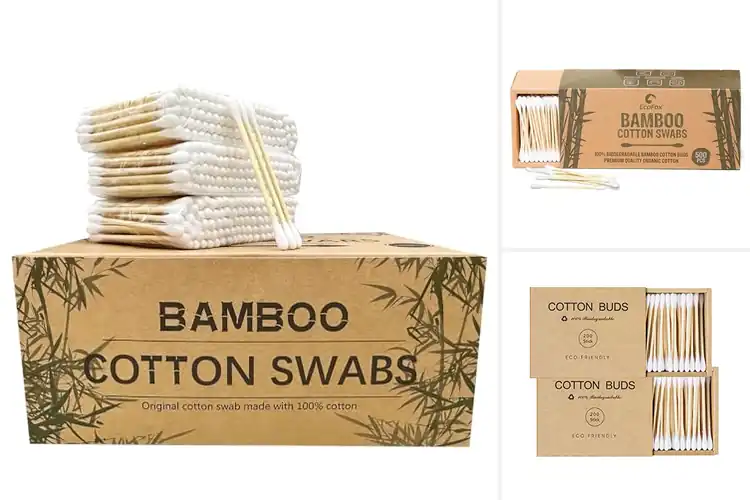 Detailed view of Best Bamboo Cotton Swabs