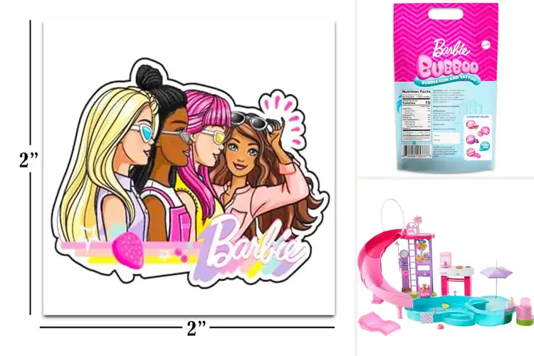 Detailed view of Best Barbie Pool Party Supplies For Kids