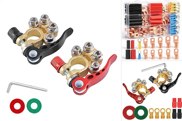 Detailed view of Best Boat Battery Connectors for Smooth, Safe Power