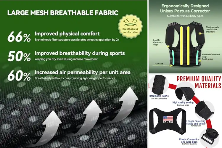 Detailed view of Best Breathable Posture Supports