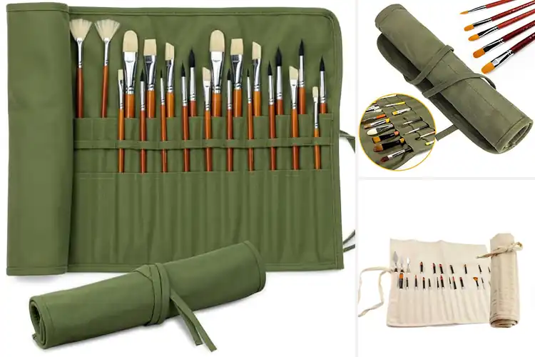 Detailed view of Best Canvas Brush Holder