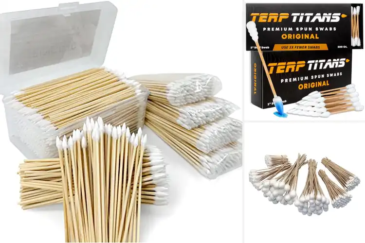 Detailed view of Best Cleaning Cotton Swabs