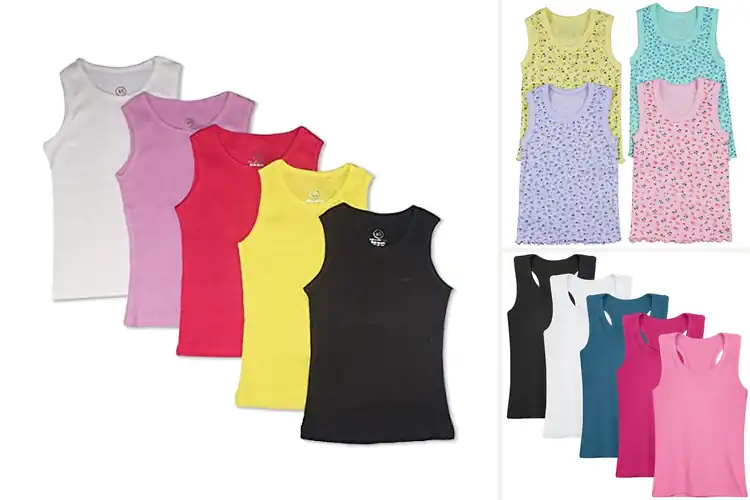 Detailed view of Best Cotton Tank Tops For Girls 10 12