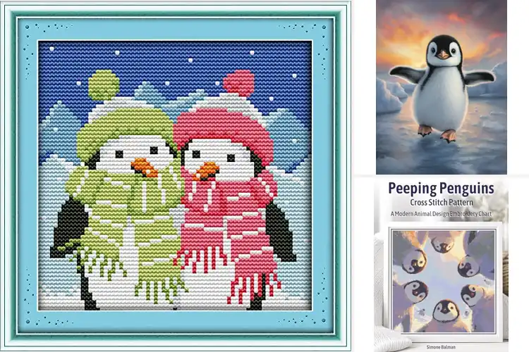 Detailed view of Best Cute Penguin Cross Stitch Patterns