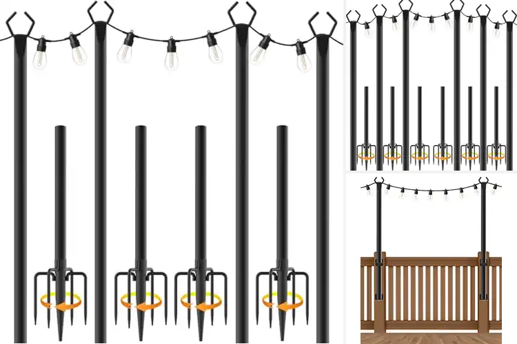 Detailed view of Best Deck Light Stands