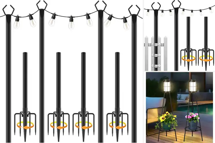 Detailed view of Best Deck Lighting Stands