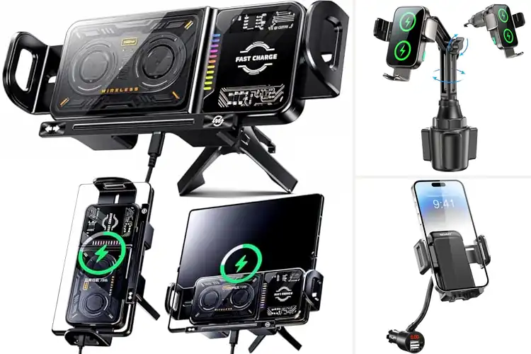 Detailed view of Best Dual Charging Car Mounts