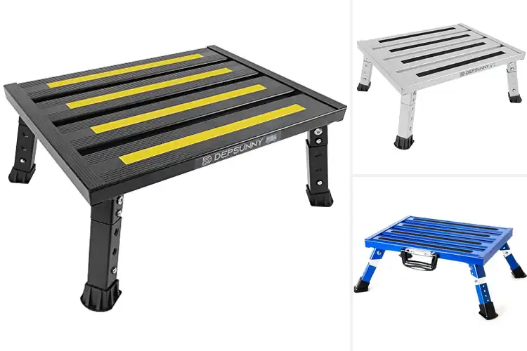 Detailed view of Best Easy Install RV Step Stool