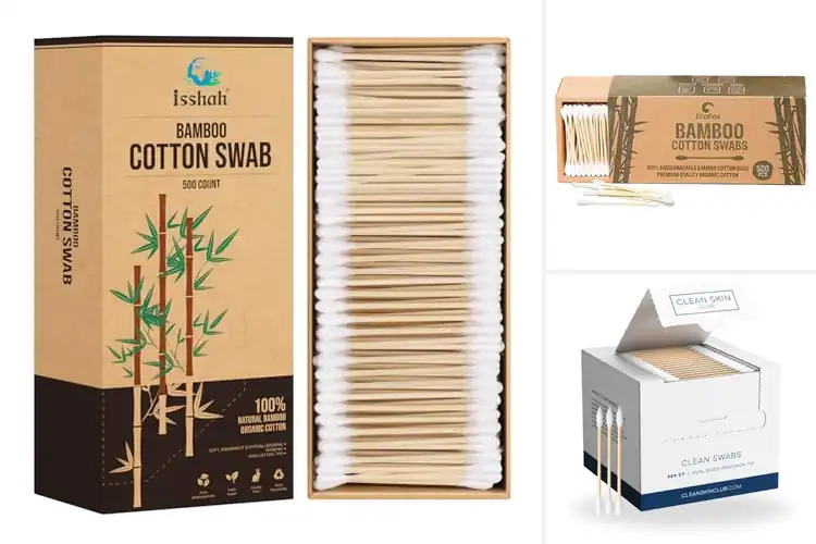 Detailed view of Best Eco Friendly Bamboo Cotton Tips