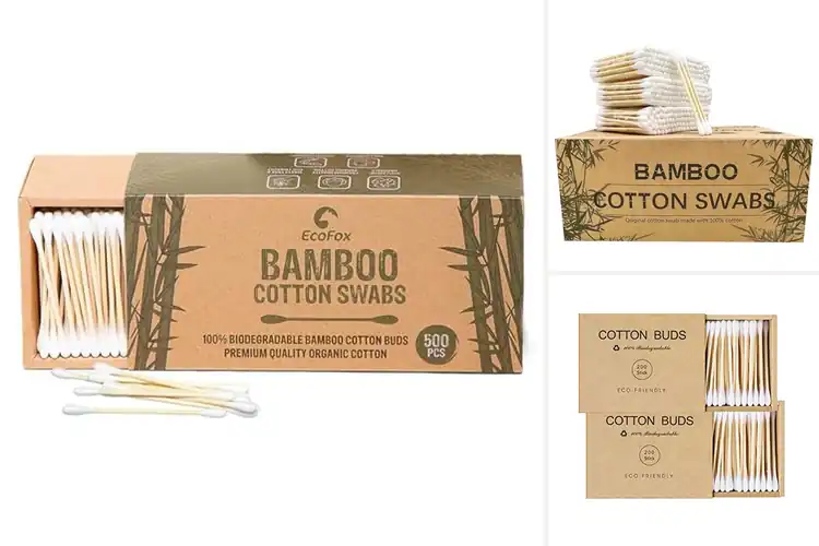 Detailed view of Best Eco Friendly Cotton Swabs With Bamboo Sticks