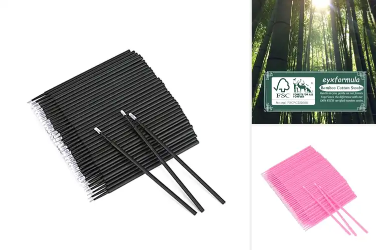 Detailed view of Best Eyeliner Detailing Cotton Swabs