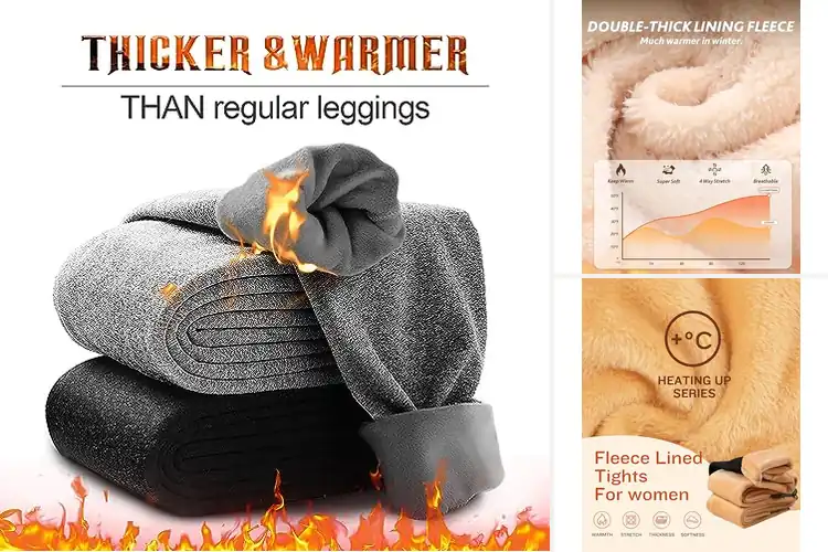 Detailed view of Best Fleece-Lined Leggings: 10 Cozy Picks for Winter Warmth