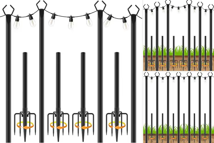 Detailed view of Best Garden Light Poles