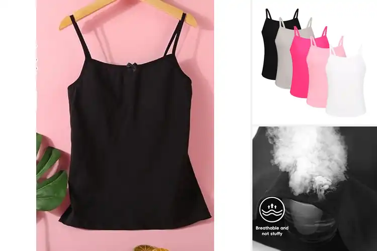 Detailed view of Best Girls’ Padded Camisoles
