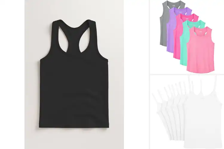 Detailed view of Best Girls Seamless Tanks for Everyday Wear