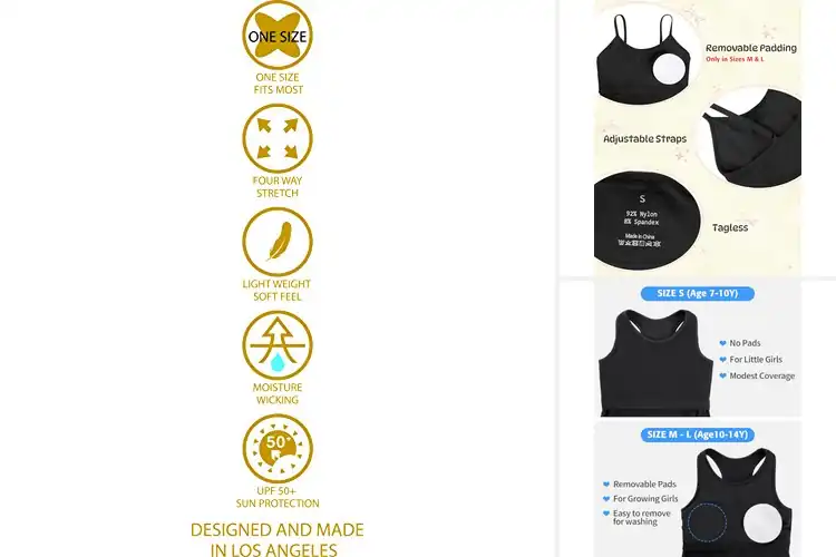 Detailed view of Best Girls Seamless Tops: Top 10 Comfortable & Stylish Picks