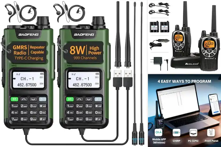 Detailed view of Best GMRS Radios: Stay Connected with 8W Power & NOAA Alerts
