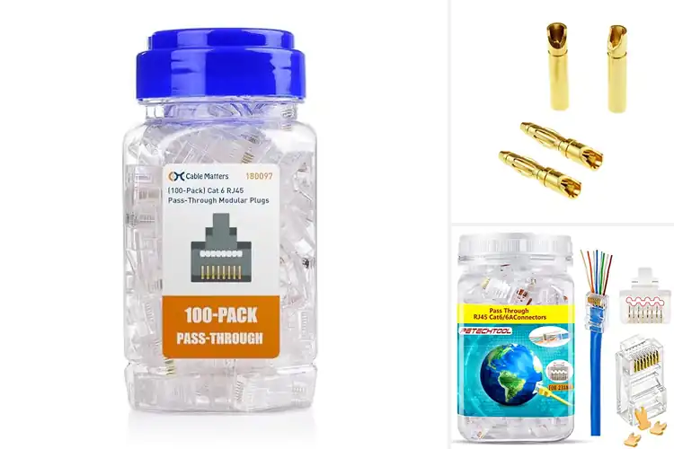 Detailed view of Best Gold-Plated Connectors