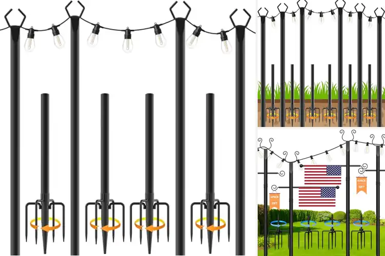 Detailed view of Best Hanging Light Poles: Effortless Setup, Instant Charm
