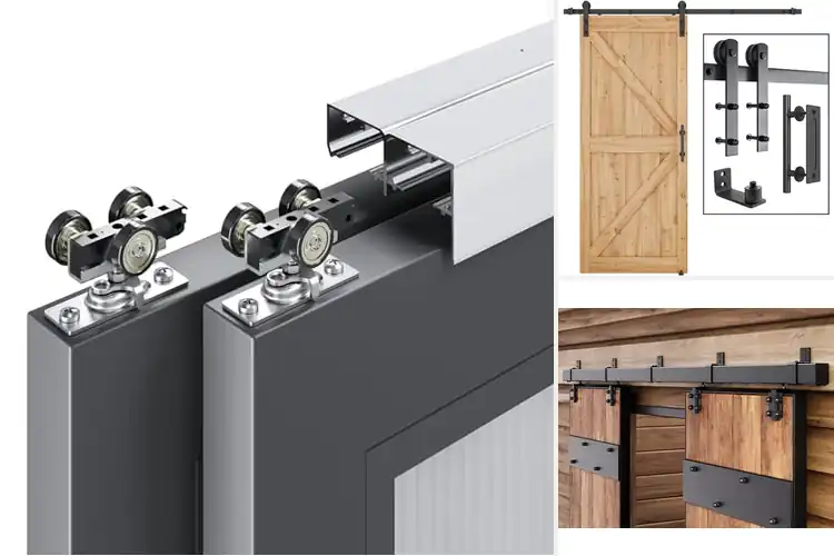 Detailed view of Best Heavy Duty Door Tracks for Smooth, Secure Sliding