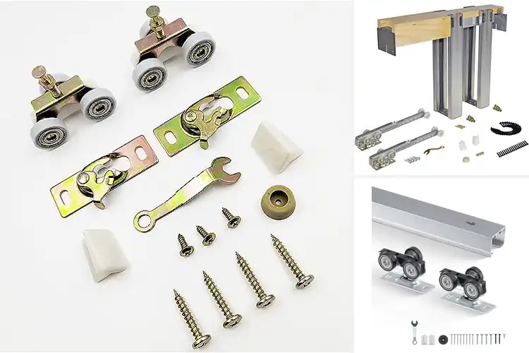 Detailed view of Best Heavy Duty Pocket Door Hardware Kits
