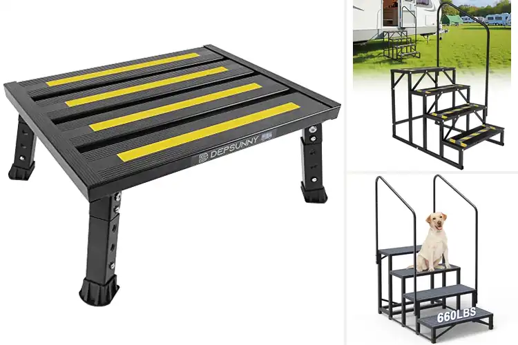 Detailed view of Best Heavy Duty RV Steps: Top 10 Picks for Safe Adventures