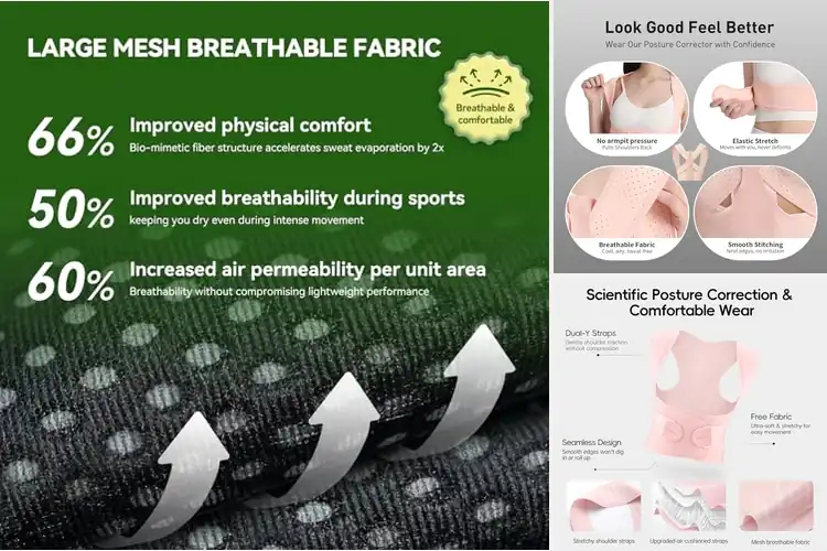 Detailed view of Best Invisible Posture Braces