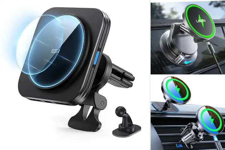 Detailed view of Best iPhone MagSafe Car Charger 18W
