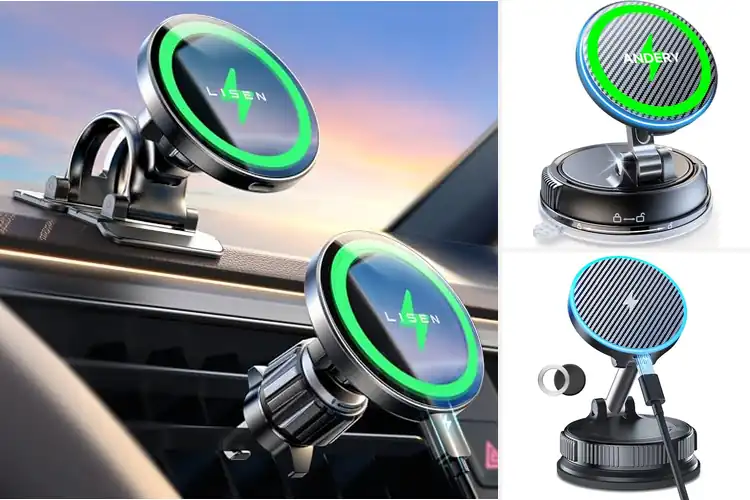 Detailed view of Best MagSafe Car Mount Chargers