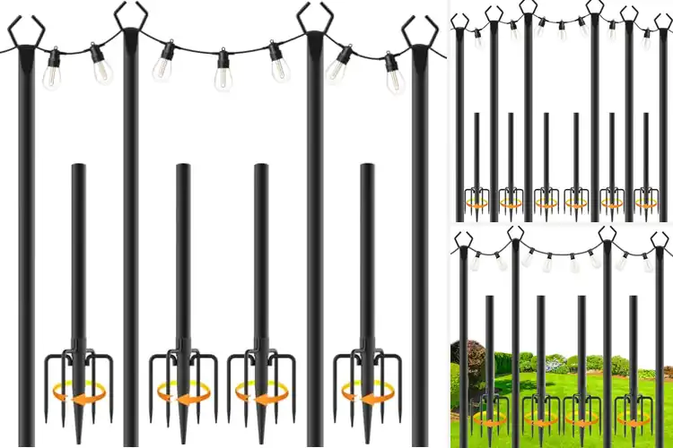 Detailed view of Best Metal Hanging Light Poles