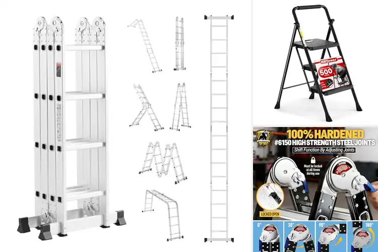 Detailed view of Best Multi Purpose Outdoor Step Ladder