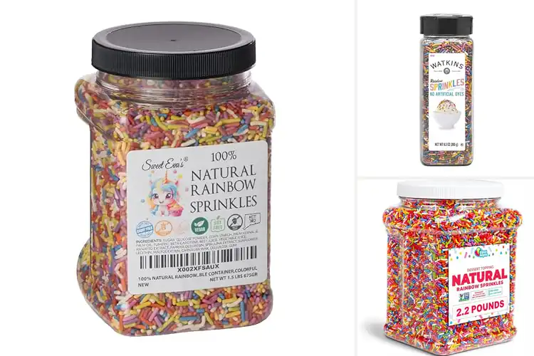 Detailed view of Best Natural Sprinkles: Healthy, Crunchy Fun for Your Treats