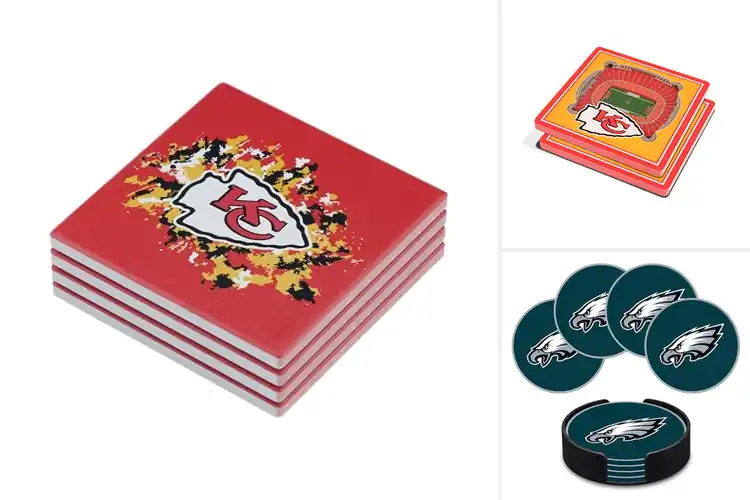 Detailed view of Best NFL Licensed Coasters