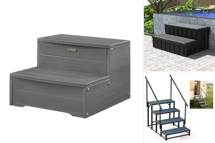 Detailed view of Best Non-Slip Outdoor Spa Steps: Top 10 Safe & Stylish Picks