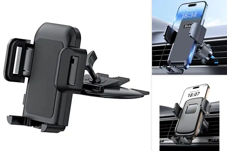 Detailed view of Best One Button Release Car Phone Mount