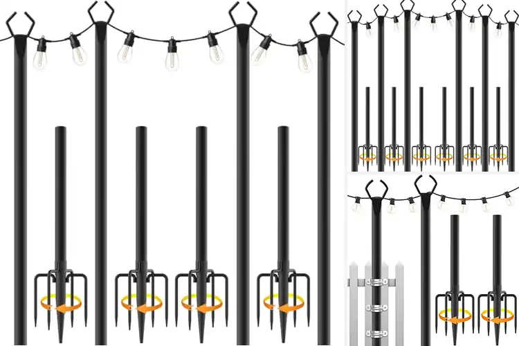 Detailed view of Best Outdoor Lighting Stands