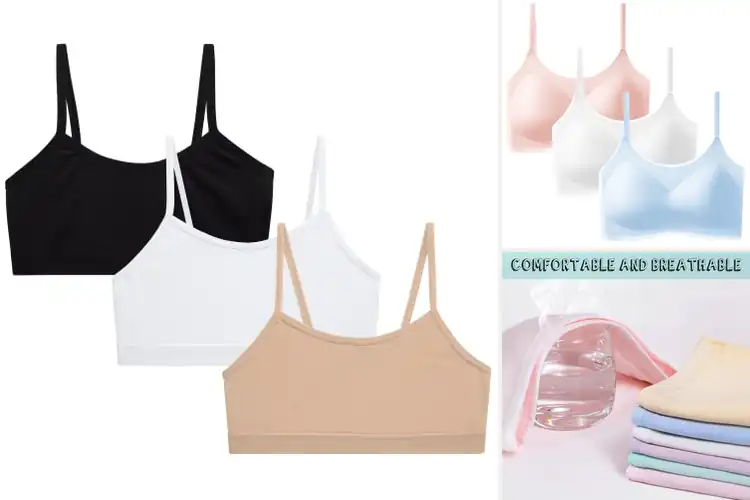 Detailed view of Best Pack Of 3 Bras For Girls
