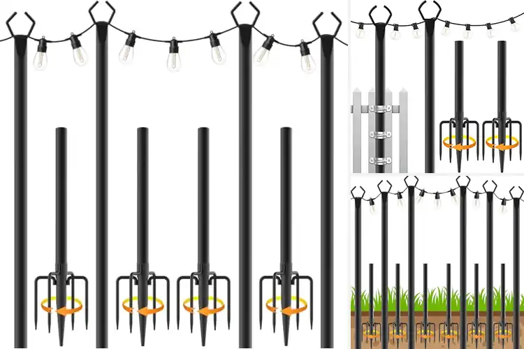Detailed view of Best Patio Lighting Poles