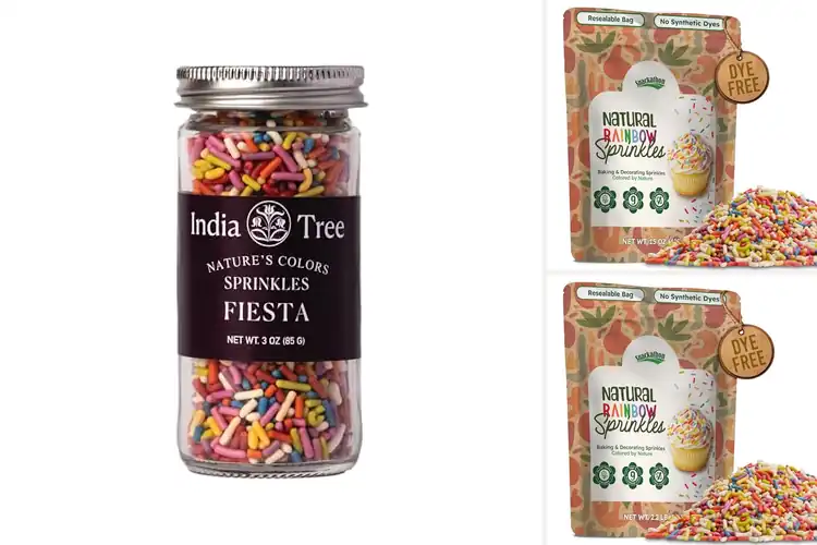 Detailed view of Best Plant-Colored Sprinkles: Vibrant Natural Picks