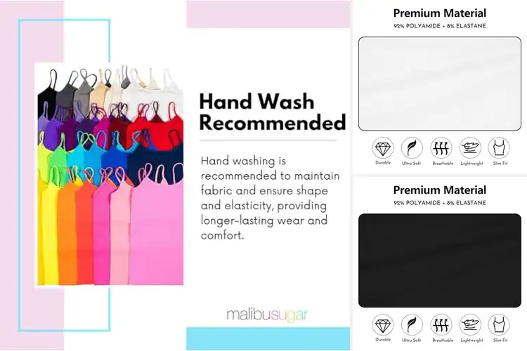 Detailed view of Best Seamless Camisoles For School Wear