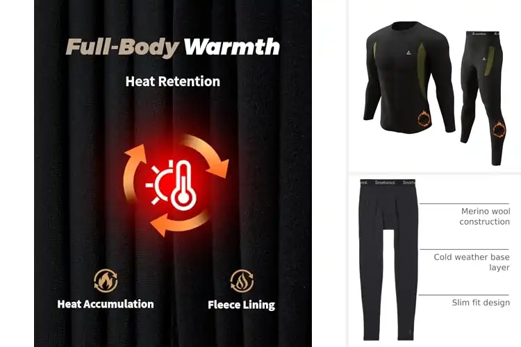 Detailed view of Best Skiing Base Layer Bottoms